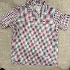 Vineyard Vines Red and Blue Kids Polo Shirt